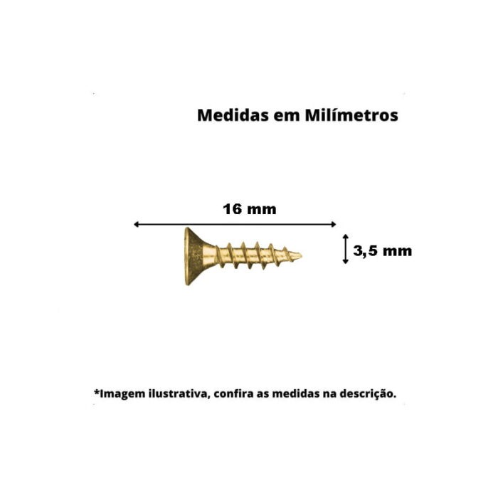 Parafuso Chipboard 3,5 x 16 02