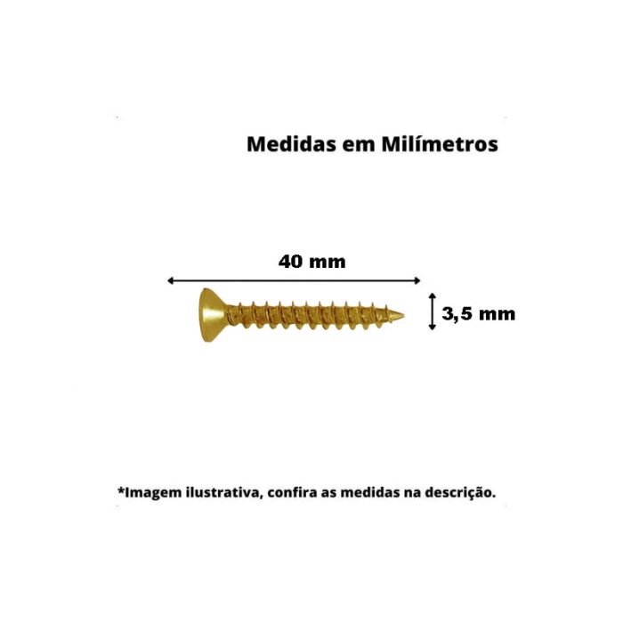 Parafuso Chipboard 3,5 x 40 01