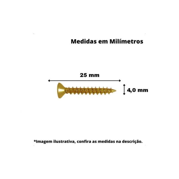 Parafuso Chipboard 4,0 x 25