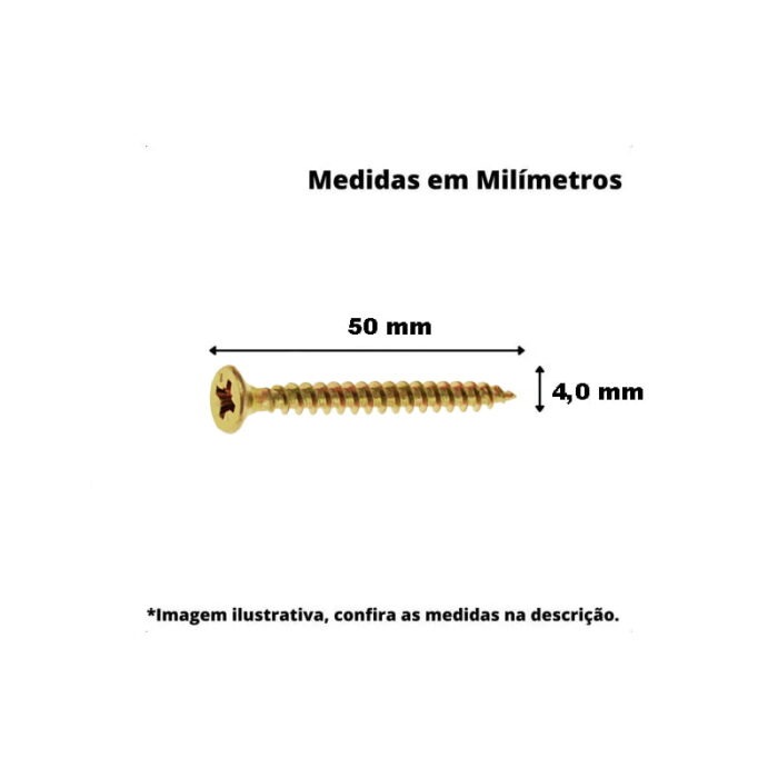 Parafuso Chipboard 4,0 x 50 01
