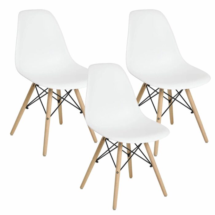 Cadeiras Charles Eames Eiffel - Kit 3 Unidades